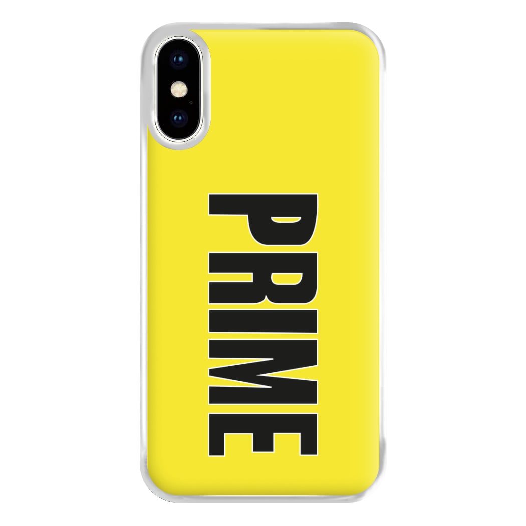 Prime - Yellow Phone Case for iPhone XS Max