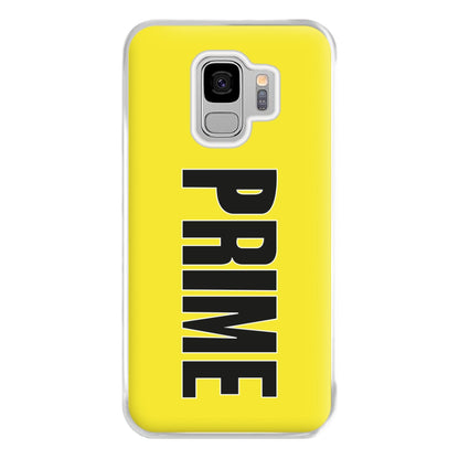 Prime - Yellow Phone Case for Galaxy S9 Plus