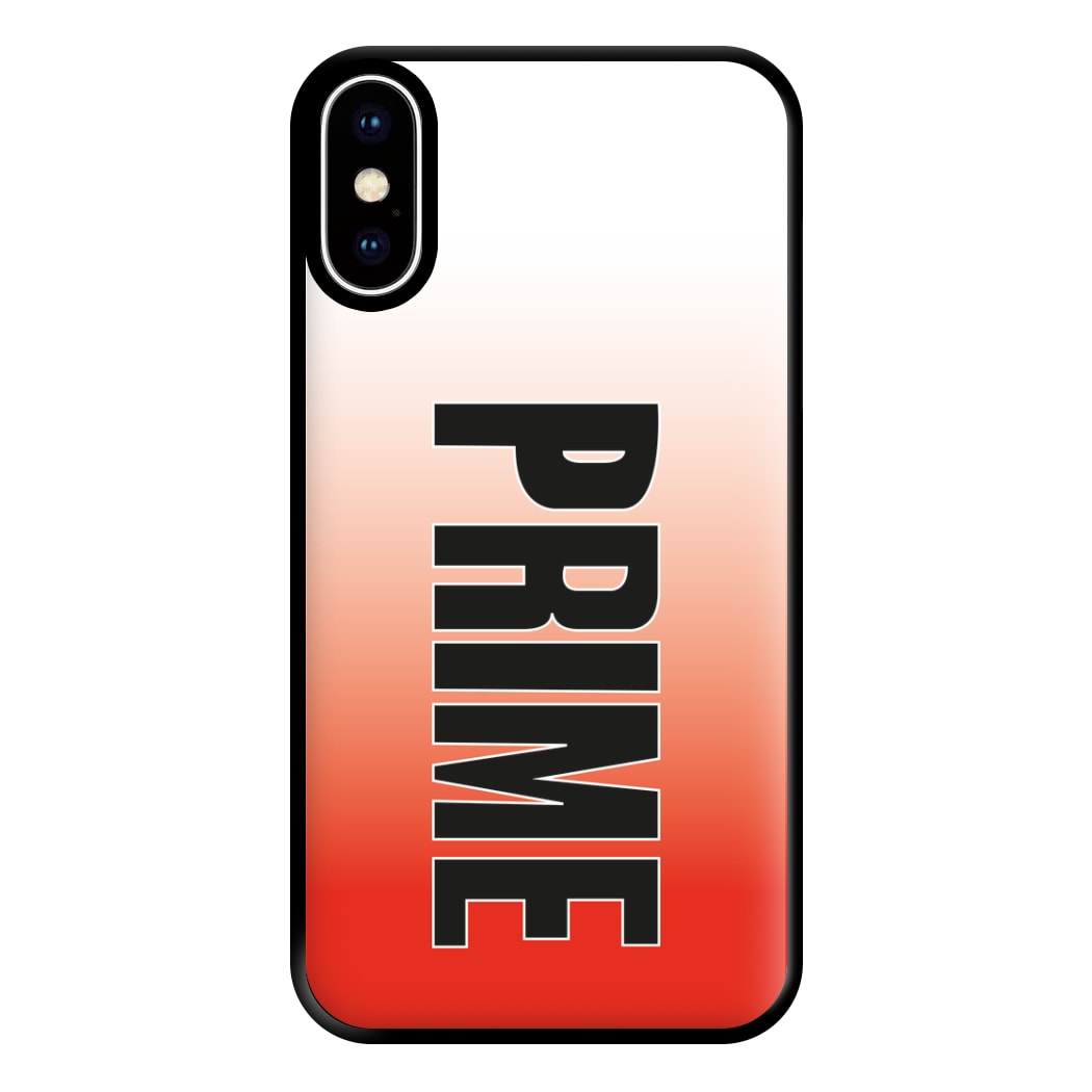 Prime - Red Gradient Phone Case for iPhone XS Max