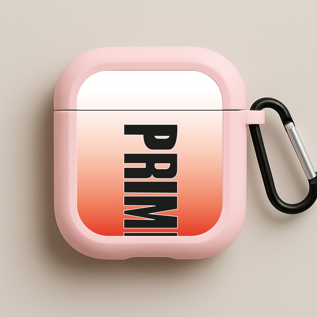 Prime - Red Gradient Pink AirPods Case