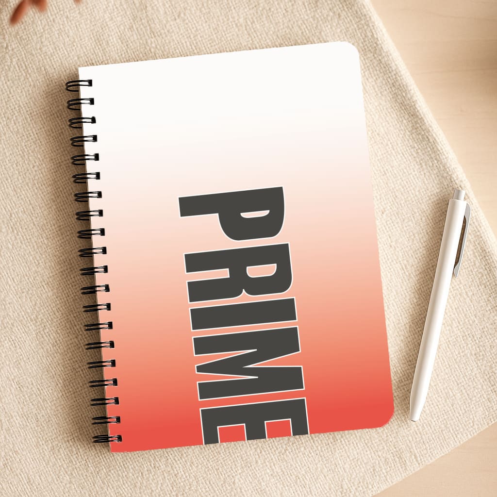 Prime - Red Gradient Notepad