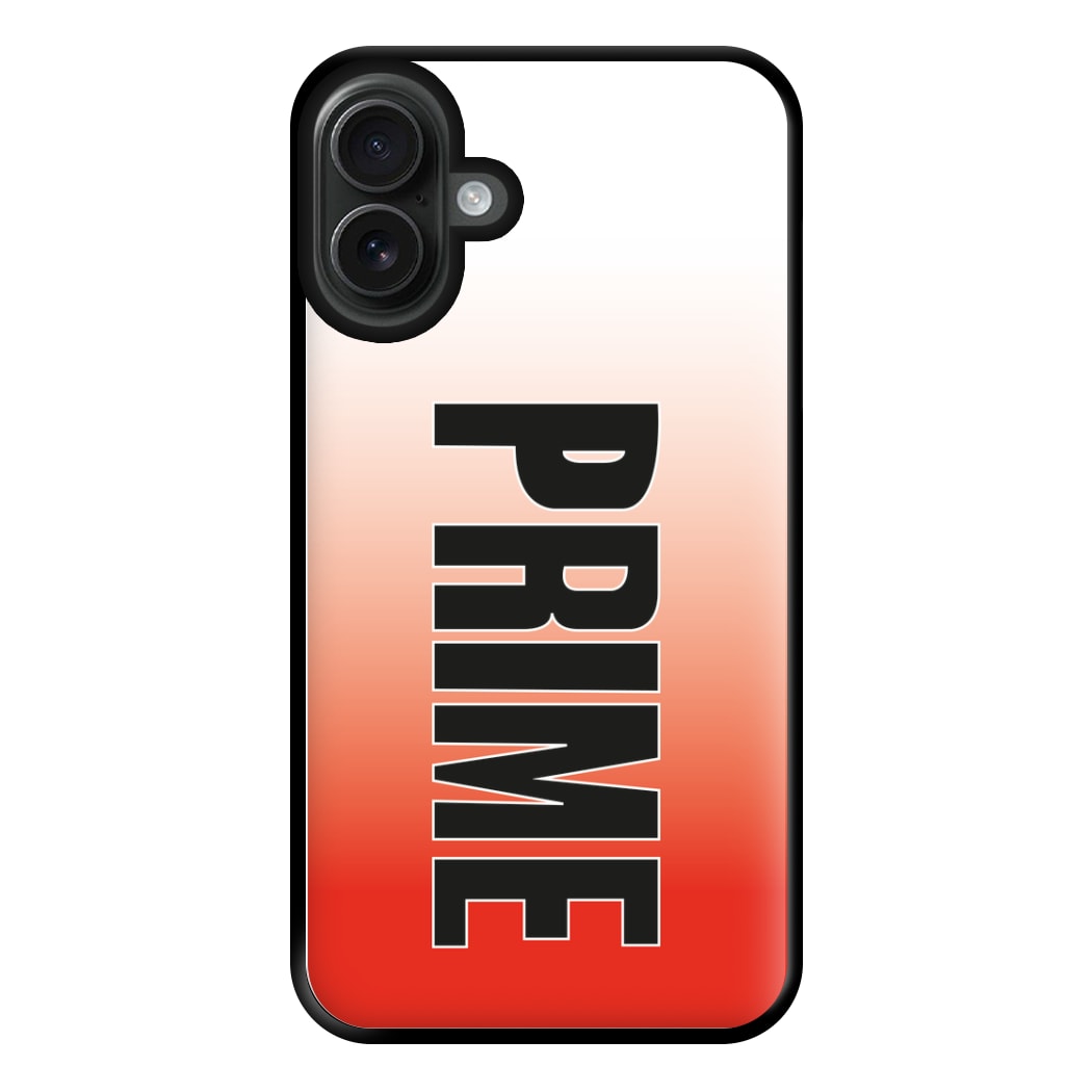 Prime - Red Gradient Phone Case for iPhone 16 Plus