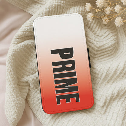 Prime - Red Gradient Wallet Phone Case