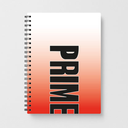 Prime - Red Gradient Notebook