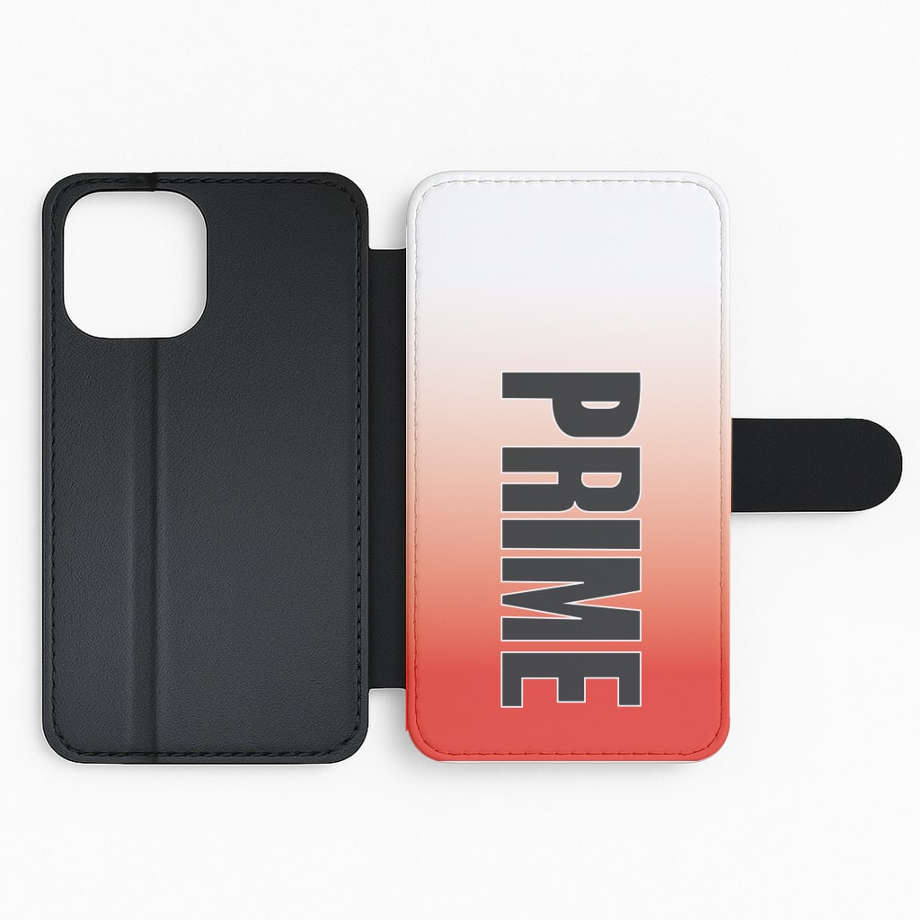 Prime - Red Gradient Flip Phone Case