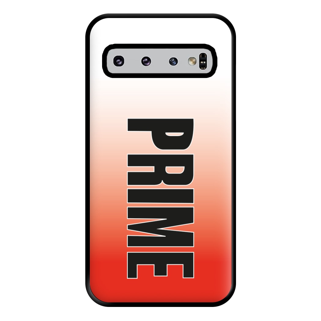 Prime - Red Gradient Phone Case for Galaxy S10 Plus