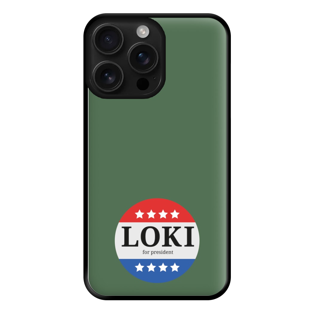 Loki For President Phone Case