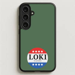 Loki For President Phone Case for Galaxy S25FE