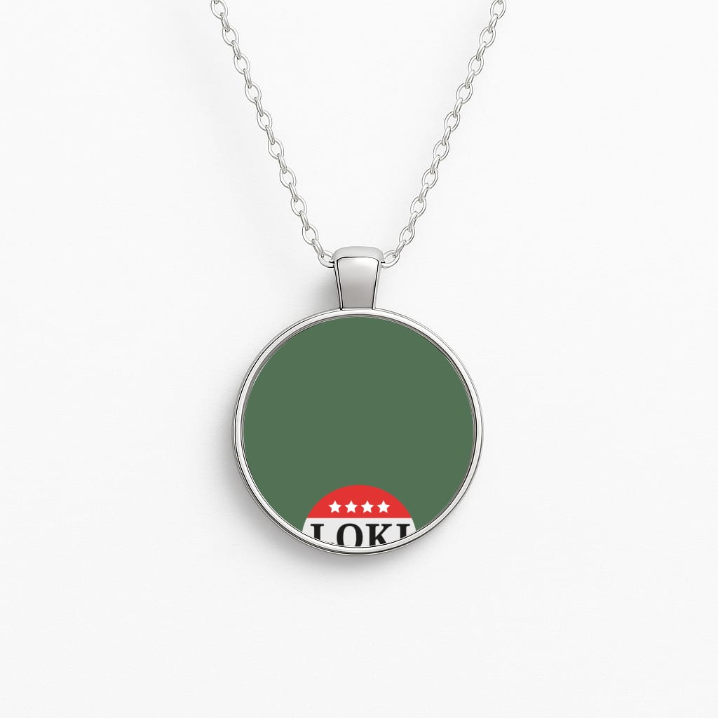 Loki For President Circle Necklace