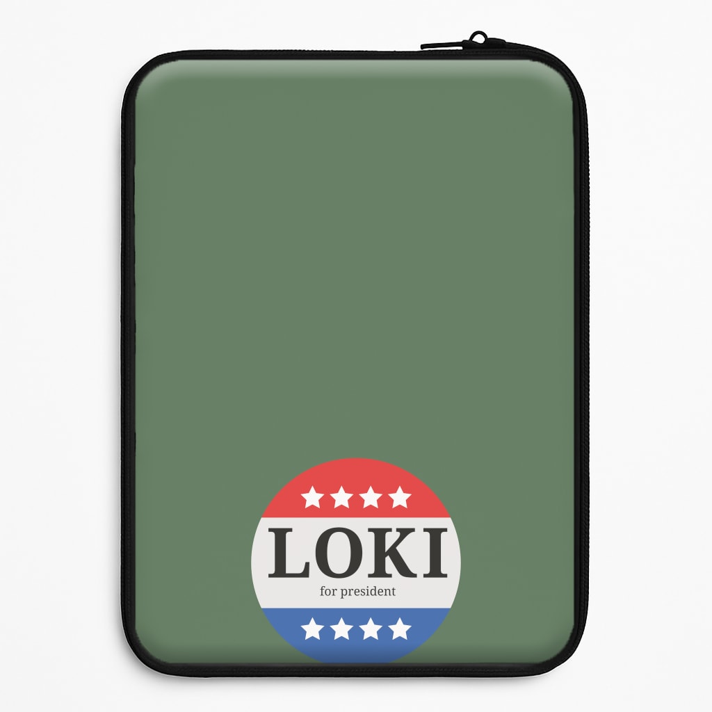Loki For President Laptop Sleeve