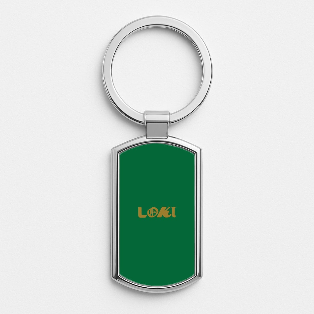 Logo Silver Keyring