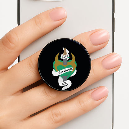 Love Is A Dagger Phone Grip