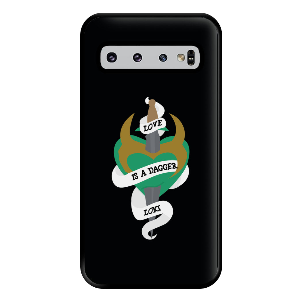 Love Is A Dagger Phone Case for Galaxy S10 Plus