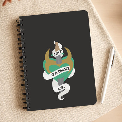 Love Is A Dagger Notepad