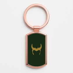 The Horned Helmet Rose Gold Keyring