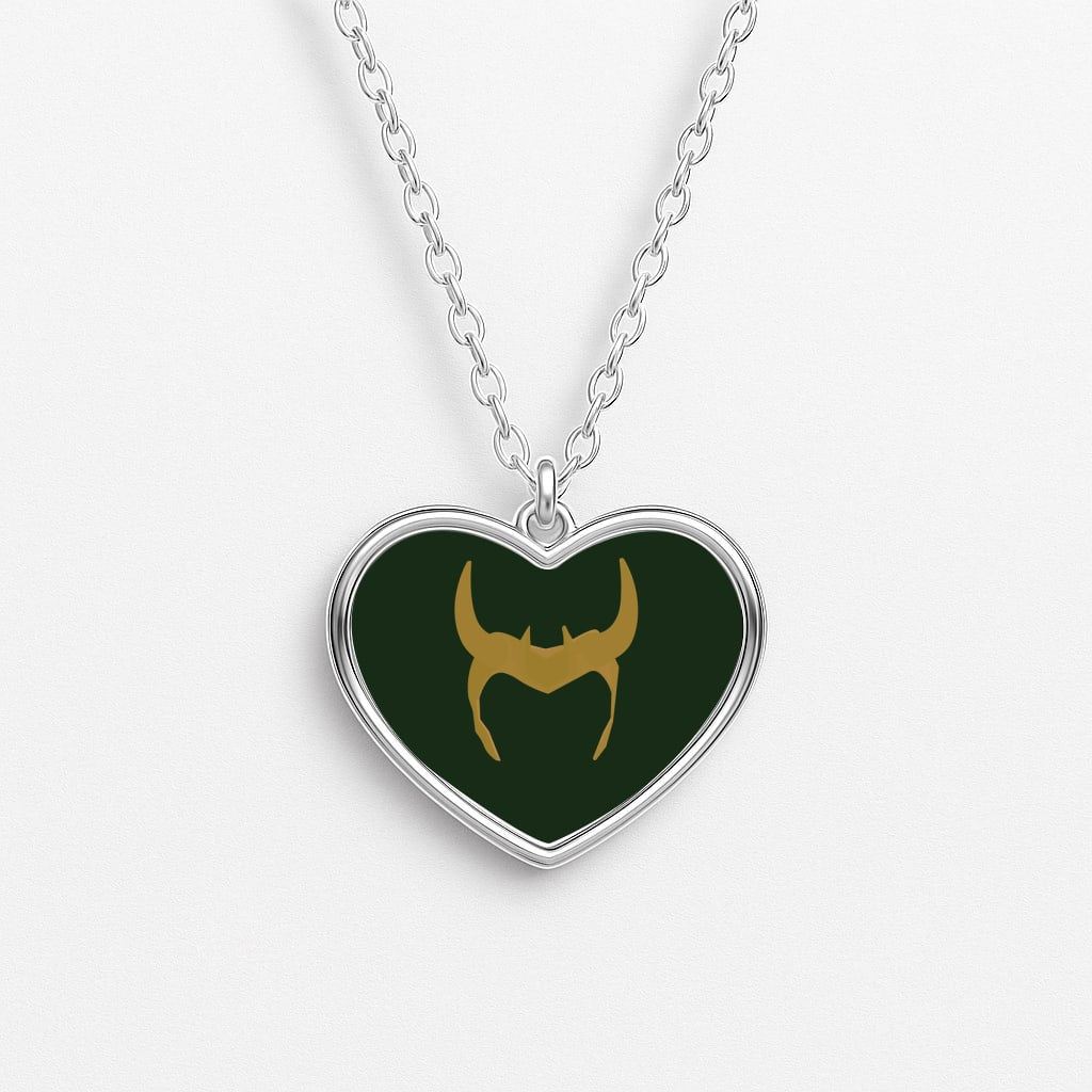 The Horned Helmet Heart Necklace