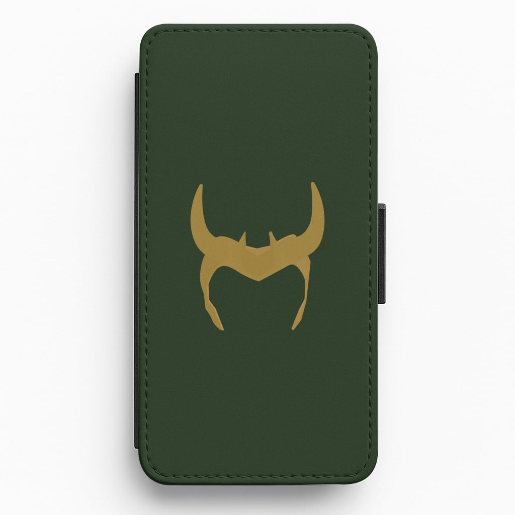The Horned Helmet Flip / Wallet Phone Case