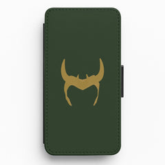 The Horned Helmet Flip / Wallet Phone Case