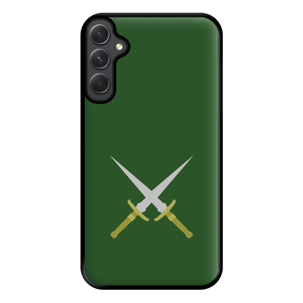 Double Daggers Phone Case for Galaxy A54