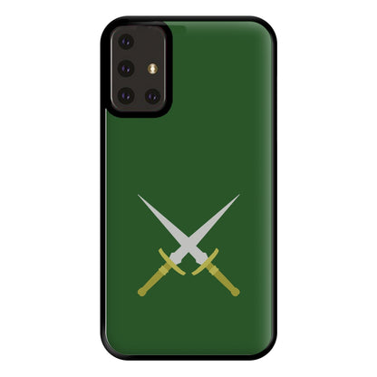 Double Daggers Phone Case for Galaxy A71