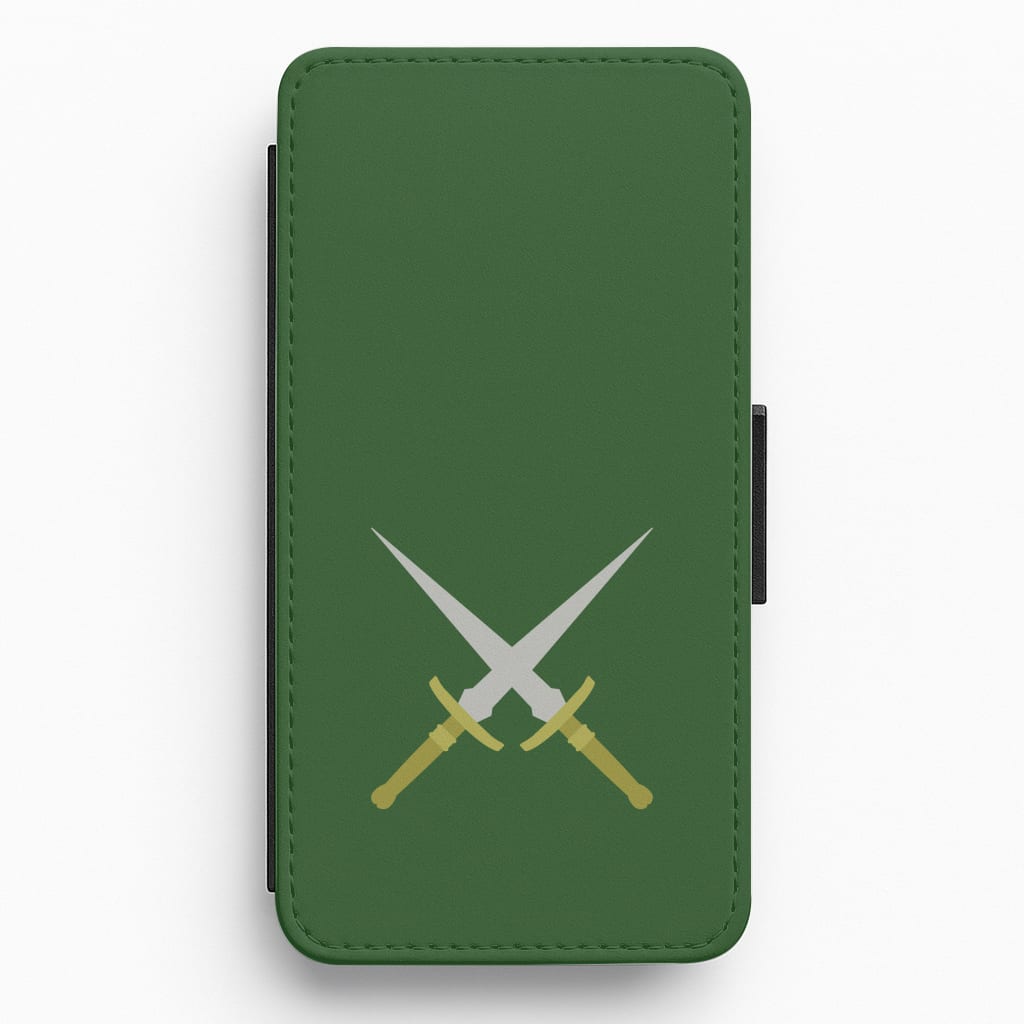 Double Daggers Flip / Wallet Phone Case
