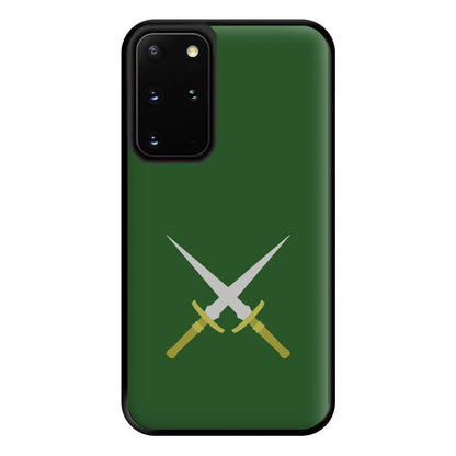 Double Daggers Phone Case for Galaxy S20 Plus