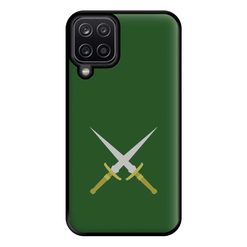 Double Daggers Phone Case for Galaxy A12