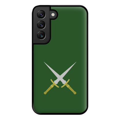 Double Daggers Phone Case for Galaxy S22 Plus