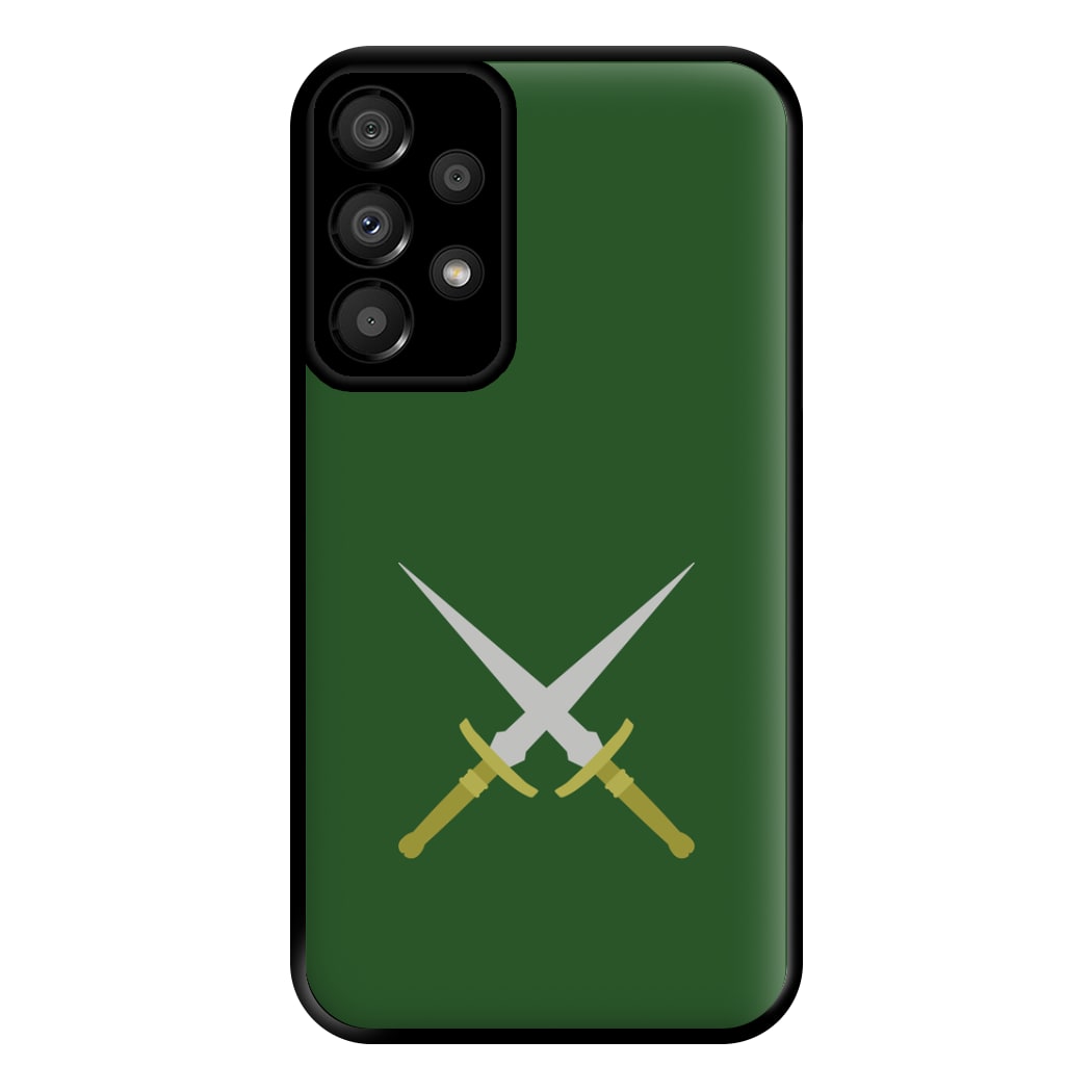 Double Daggers Phone Case for Galaxy A33