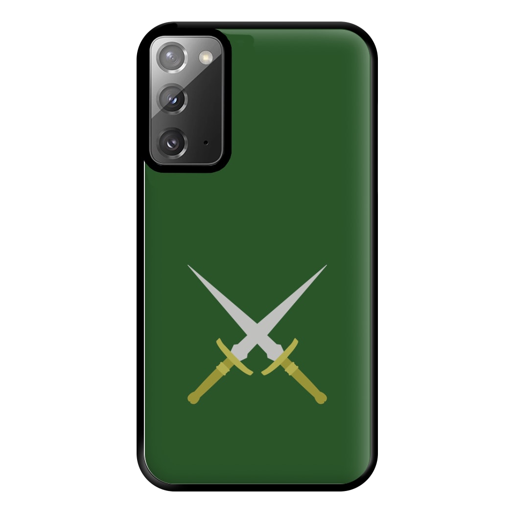 Double Daggers Phone Case for Galaxy Note 20 Ultra