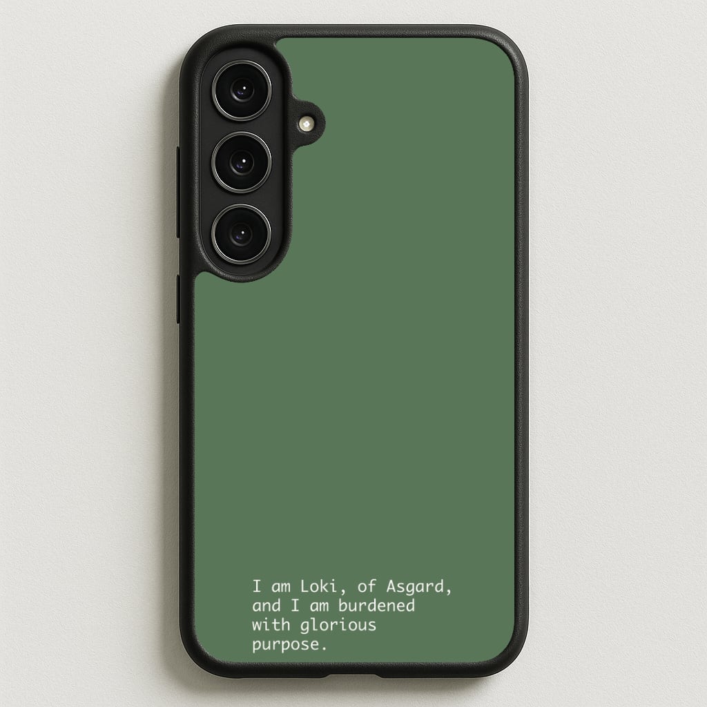 Burdened With Glorious Purpose Phone Case for Galaxy S25FE