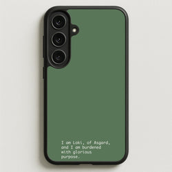 Burdened With Glorious Purpose Phone Case for Galaxy S25FE