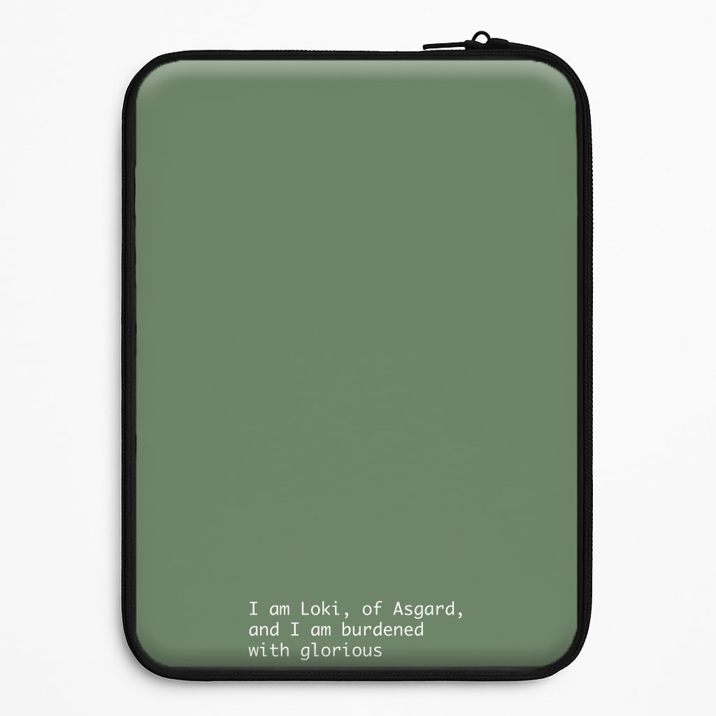 Burdened With Glorious Purpose Laptop Sleeve