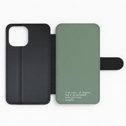 Burdened With Glorious Purpose Flip Phone Case