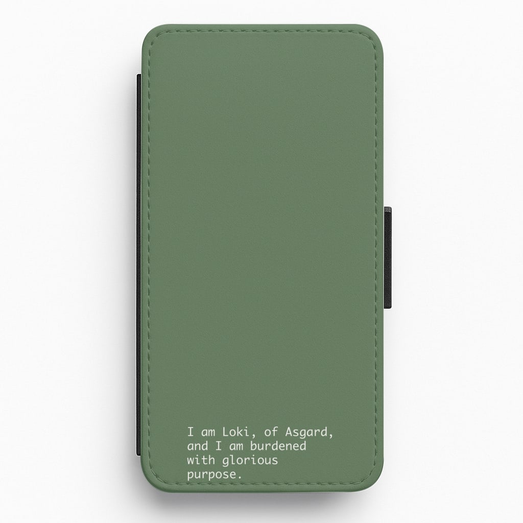 Burdened With Glorious Purpose Flip / Wallet Phone Case