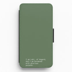Burdened With Glorious Purpose Flip / Wallet Phone Case