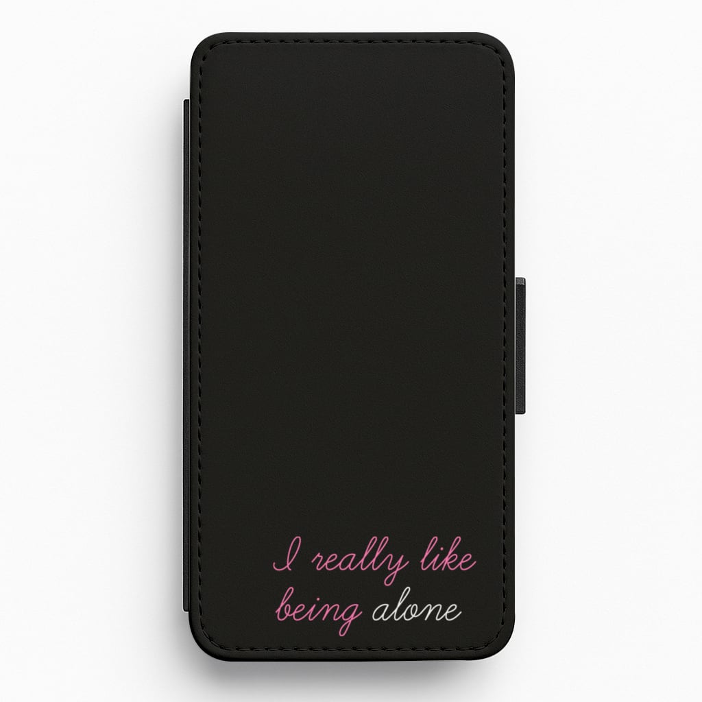 I Really Like Being Alone - Loren Gray Flip / Wallet Phone Case