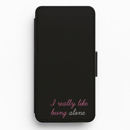 I Really Like Being Alone - Loren Gray Flip / Wallet Phone Case