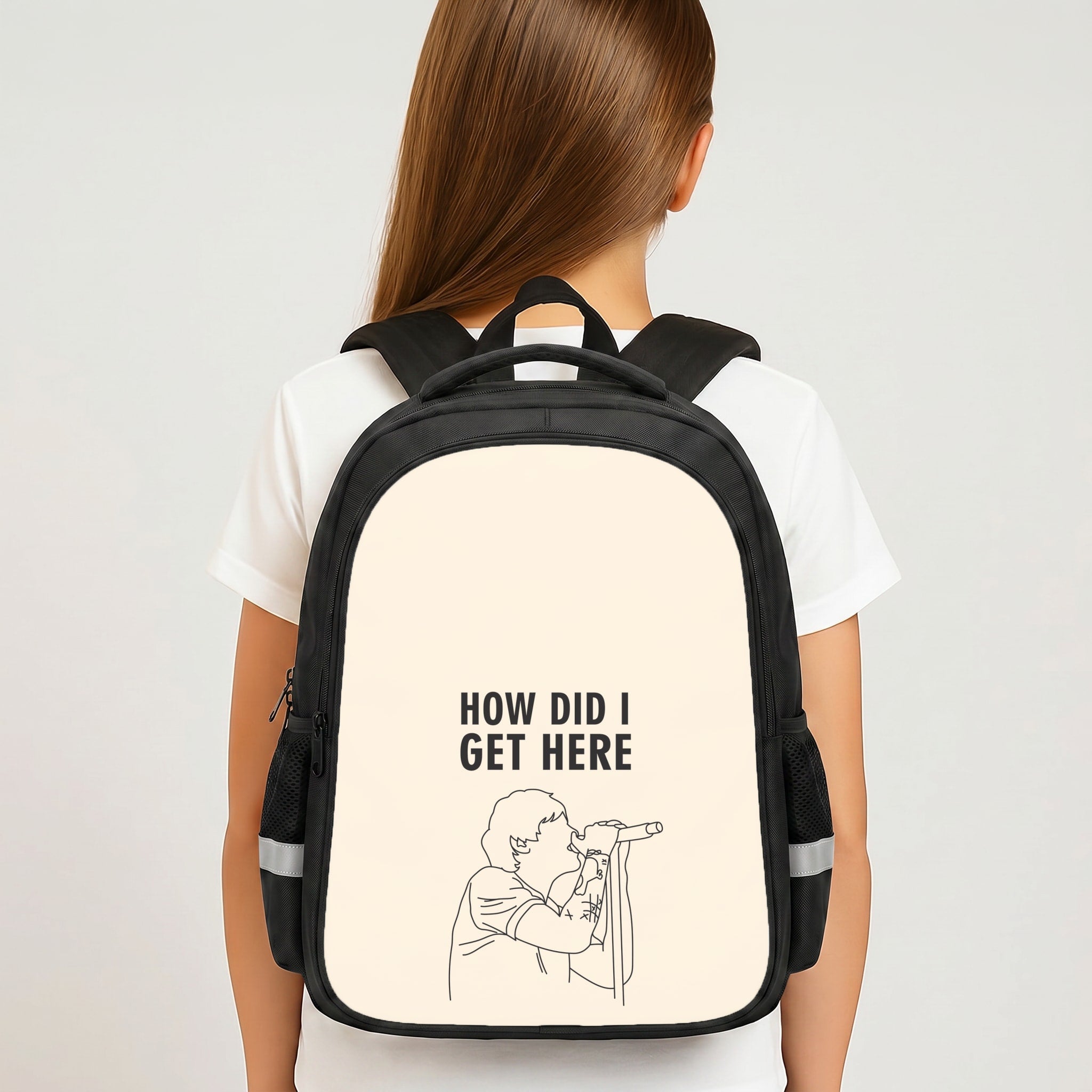How Did I Get Here Outline Backpack
