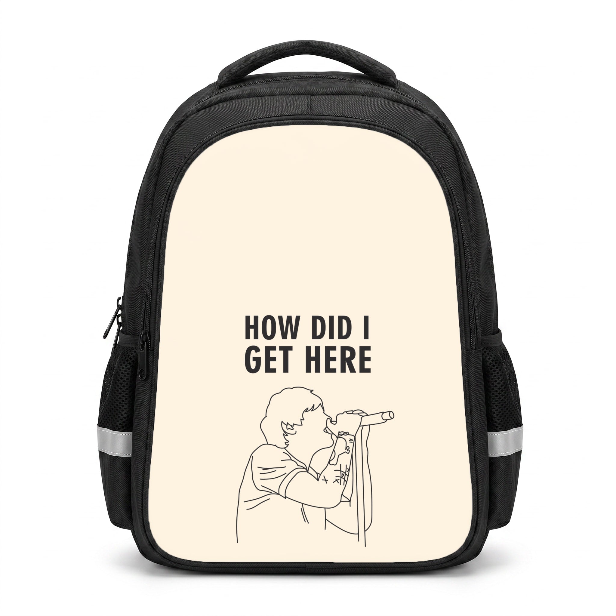 How Did I Get Here Outline Backpack