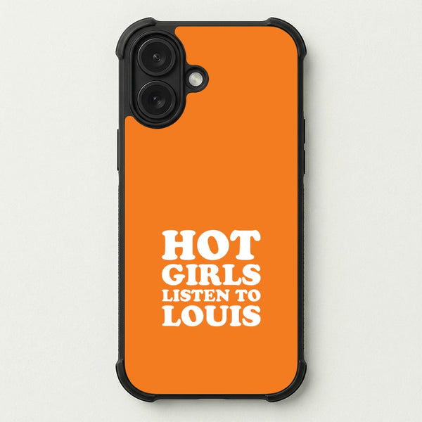 Hot Girls Listen To Louis Phone Case — Bumper case