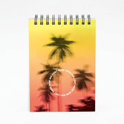 Palm Trees Circle Notebook 4