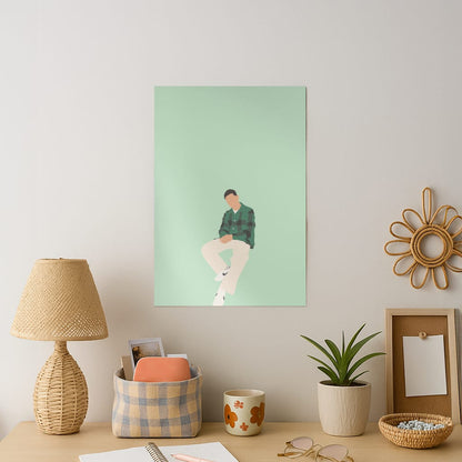 Green LoyleArt Print