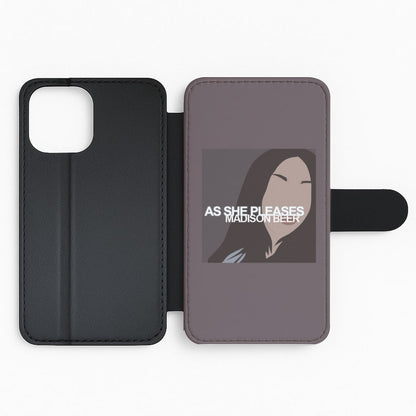 As She Pleases - Maddison Beer Flip Phone Case