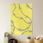 Barbed Wire - Post Poster