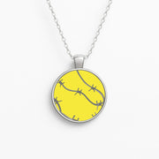 Barbed Wire - Post Necklace 1