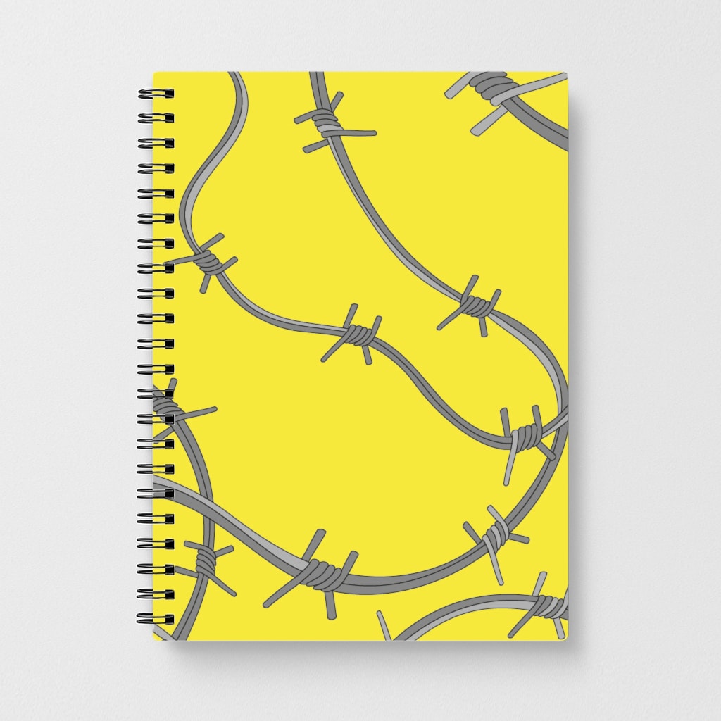 Barbed Wire - Post Notebook