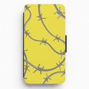 Barbed Wire - Post Flip / Wallet Phone Case 1