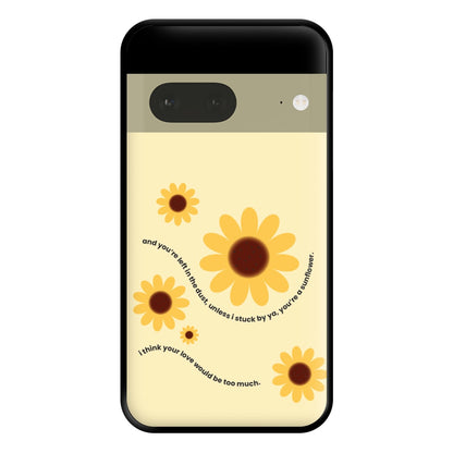 Lyrics - Post Phone Case for Google Pixel 7a