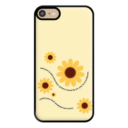 Lyrics - Post Phone Case for iPhone 6 / 7 / 8 / SE